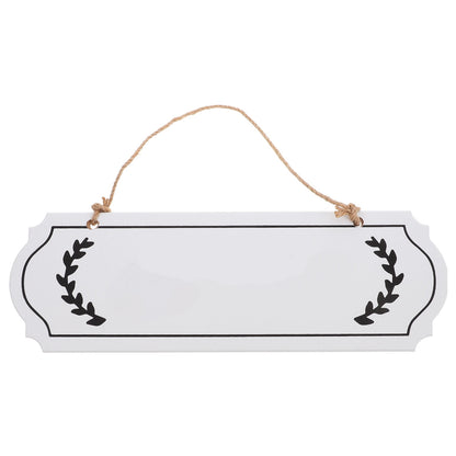 HOOWIFFY Unfinished Wood Plaque Blank White Sign for DIY Writing Decor V1189-WXFWAL-20260326-02180