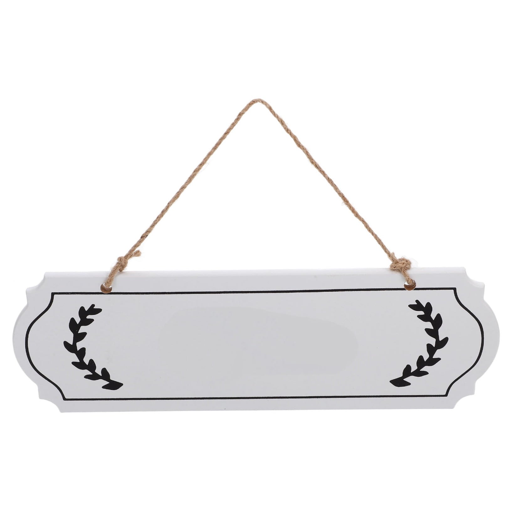 HOOWIFFY Unfinished Wood Plaque Blank White Sign for DIY Writing Decor V1189-WXFWAL-20260326-02180