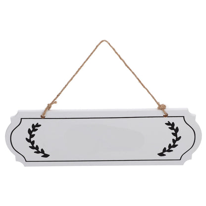 HOOWIFFY Unfinished Wood Plaque Blank White Sign for DIY Writing Decor V1189-WXFWAL-20260326-02180