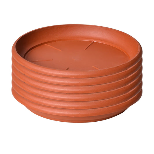 Darzheoy 6 Pack Plant Saucer Tray 3.6 inch, Heavy Duty Plastic Pot Plant Drip Trays Saucers for Indoors V1189-WXFWAL-20260326-02198