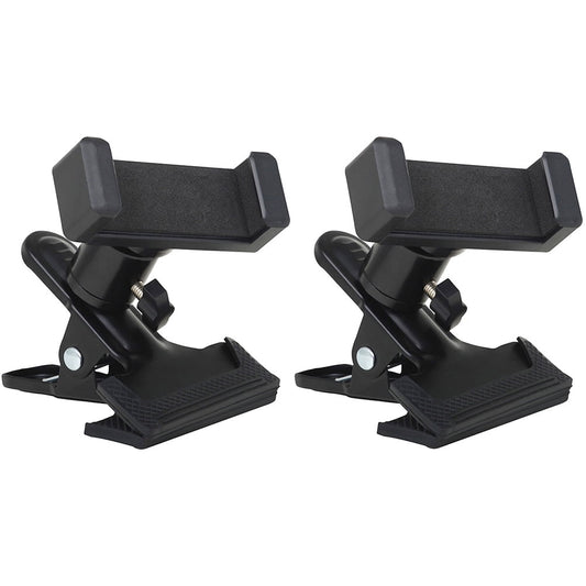 HOOWIFFY Guitar Phone Mount Metal Holder Black for Music Scores and Video Recording 2Pcs V1189-WXFWAL-20260326-02208