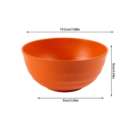 Kdkad Serviceable Plastic Cereal Bowls - Large Dishwasher-Safe Shatterproof Bowls for Soup, Salad & Snacks | V1189-WXFWAL-20260326-02229