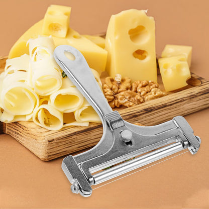 WHAMVOX Adjustable Stainless Steel Cheese Slicer Handheld Cutter Shaver for Easy Cheese Slicing and Serving V1189-WXFWAL-20260326-02264