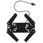 WHAMVOX Laptop Cooling Pad with Fan, Notebook Cooler Radiator Ventilation, Black, Efficient Heat Dissipation V1189-WXFWAL-20260326-02275