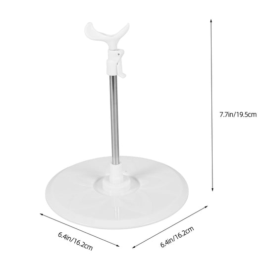 WHAMVOX Adjustable Metal Doll Display Stand Holder for Desktop, Organizer for Collectible Dolls and Figures V1189-WXFWAL-20260326-02277