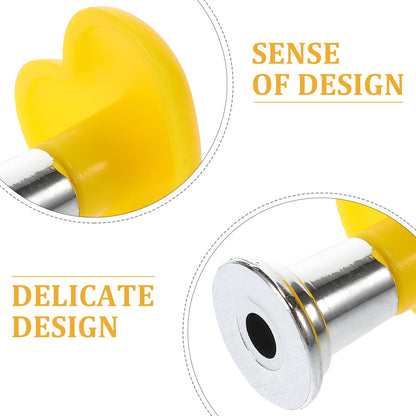HOOWIFFY Toilet Tank Button Handle Set, Plastic Replacement, Creative Design, 4 Pieces V1189-WXFWAL-20260326-02281