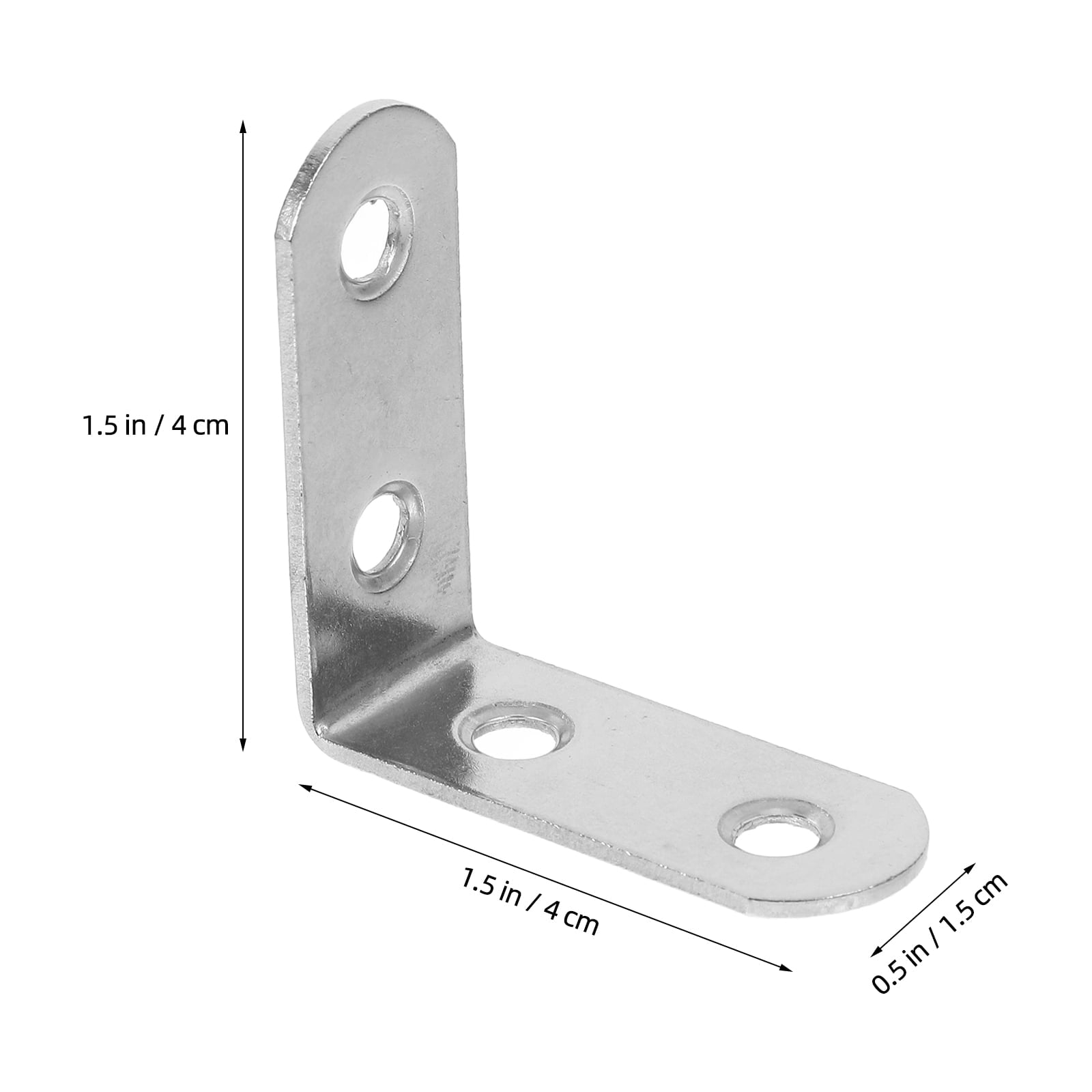 WHAMVOX 16 Sets Angle Brackets for Shelves 90 Degree Corner Brace Braces Silver V1189-WXFWAL-20260326-02282