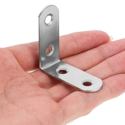 WHAMVOX 16 Sets Angle Brackets for Shelves 90 Degree Corner Brace Braces Silver V1189-WXFWAL-20260326-02282