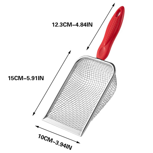Darzheoy Beach Mesh Shovel for Shell Collecting, Kids Filter Sand Scooper for Picking Up Shells, Shark Tooth V1189-WXFWAL-20260326-02288