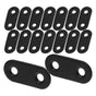 WHAMVOX 16 Sets Flat Corner Braces Straight Mending Plates Metal Fixing Corner Brace with Screws V1189-WXFWAL-20260326-02289