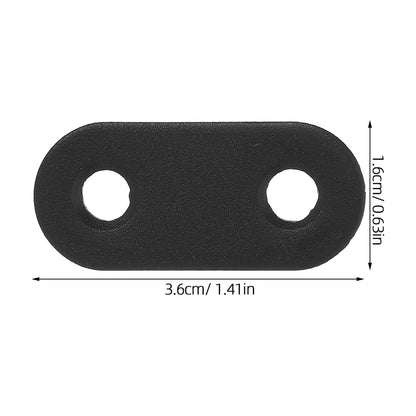 WHAMVOX 16 Sets Flat Corner Braces Straight Mending Plates Metal Fixing Corner Brace with Screws V1189-WXFWAL-20260326-02289