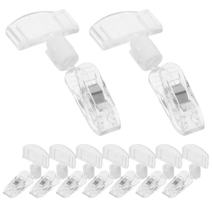 WHAMVOX 16 Pcs Name Tag Clips for Badges Holder with Display Transparent V1189-WXFWAL-20260326-02292