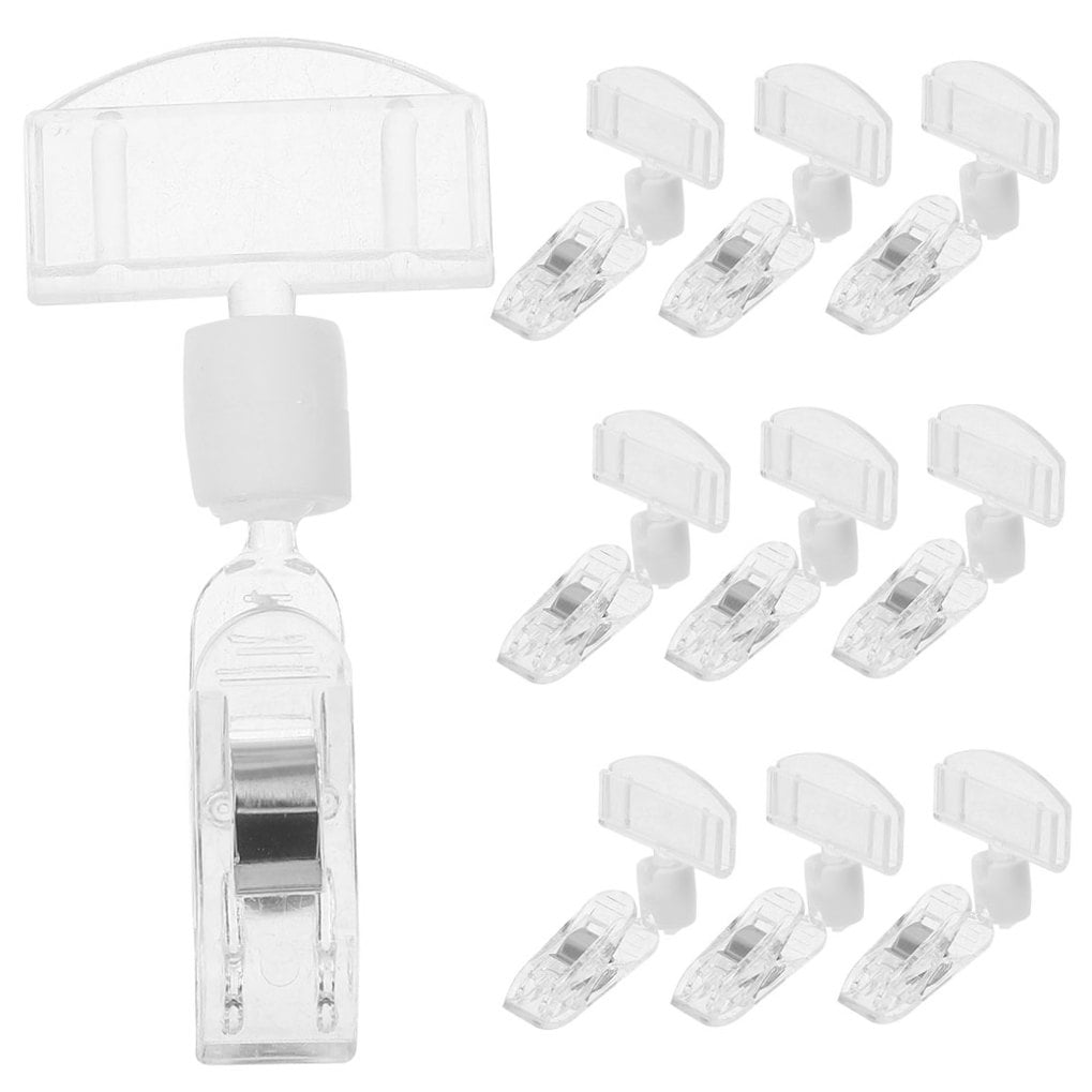 WHAMVOX 16 Pcs Name Tag Clips for Badges Holder with Display Transparent V1189-WXFWAL-20260326-02292