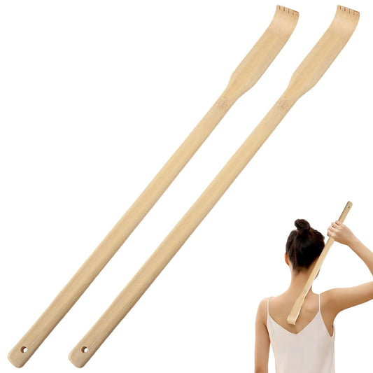 Darzheoy Bamboo Back Scratcher for Adults, Back Scratcher Massage Tool, Back Scratcher Rake Itching Relief V1189-WXFWAL-20260326-02299