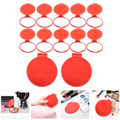 WHAMVOX 12 Pcs Mini Handheld Portable Makeup Mirror V1189-WXFWAL-20260326-02306