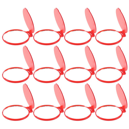 WHAMVOX 12 Pcs Mini Handheld Portable Makeup Mirror V1189-WXFWAL-20260326-02306