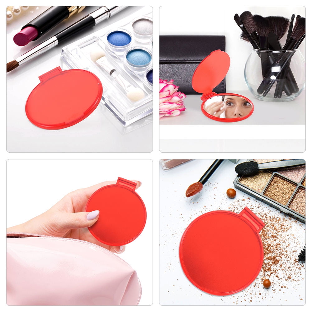 WHAMVOX 12 Pcs Mini Handheld Portable Makeup Mirror V1189-WXFWAL-20260326-02306