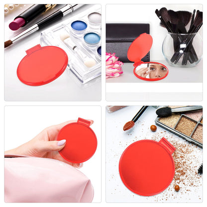 WHAMVOX 12 Pcs Mini Handheld Portable Makeup Mirror V1189-WXFWAL-20260326-02306