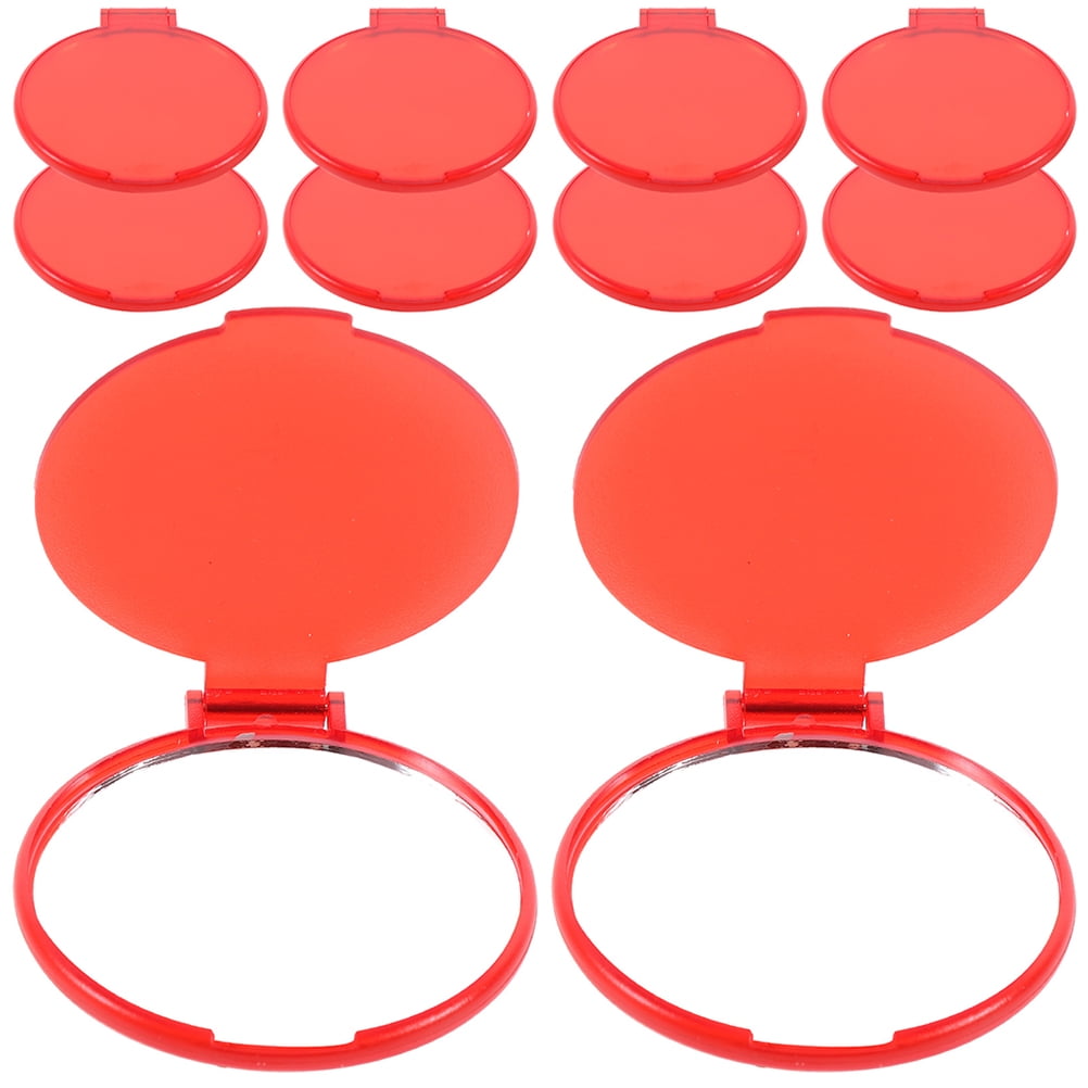 WHAMVOX 12 Pcs Mini Handheld Portable Makeup Mirror V1189-WXFWAL-20260326-02306