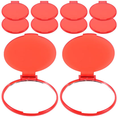 WHAMVOX 12 Pcs Mini Handheld Portable Makeup Mirror V1189-WXFWAL-20260326-02306