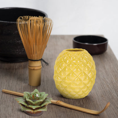 WHAMVOX Yellow Pineapple Tea Cookie Jar Storage Container for Fruit and Travel Kitchen Use V1189-WXFWAL-20260326-02309