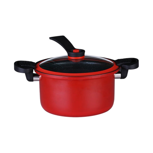 Darzheoy Nonstick Ceramic Coated Sauce Pan with Lid, Crock Pot with Twist & Lock Handles, Micro Pressure V1189-WXFWAL-20260326-02318