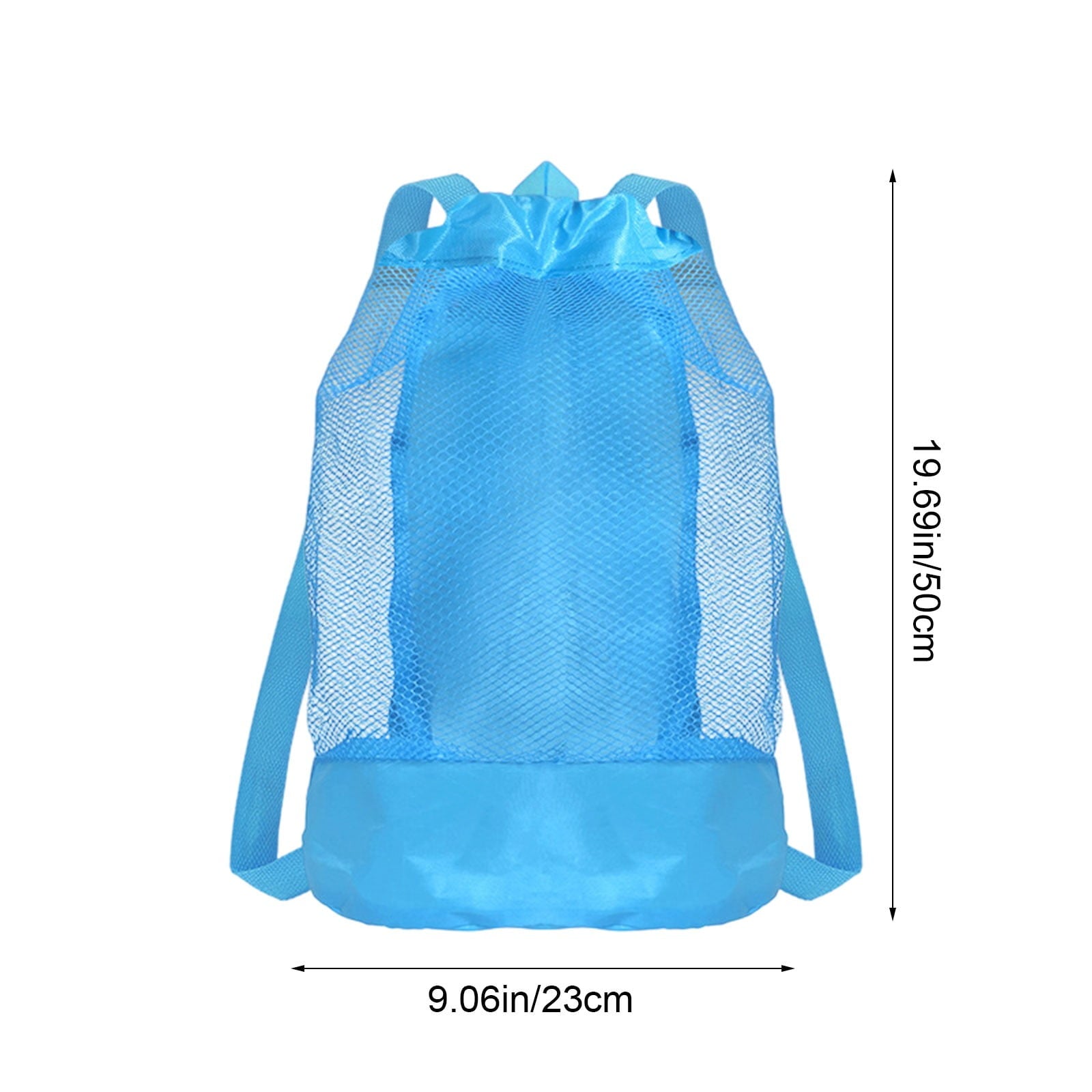 Darzheoy Swim Bag Mesh Drawstring Backpack Beach Backpack for Swimming, Gym, and Workout Gear Blue V1189-WXFWAL-20260326-02328