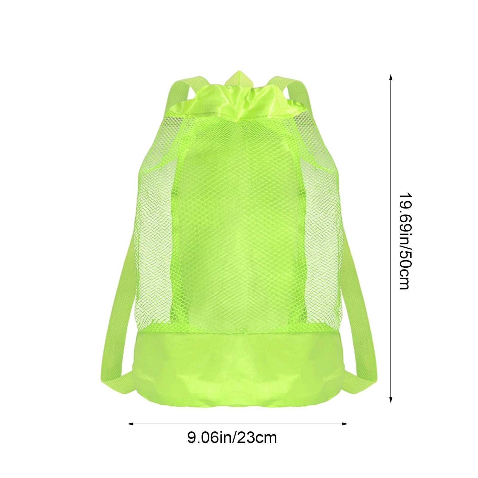 Darzheoy Swim Bag Mesh Drawstring Backpack Beach Backpack for Swimming, Gym, and Workout Gear Green V1189-WXFWAL-20260326-02329