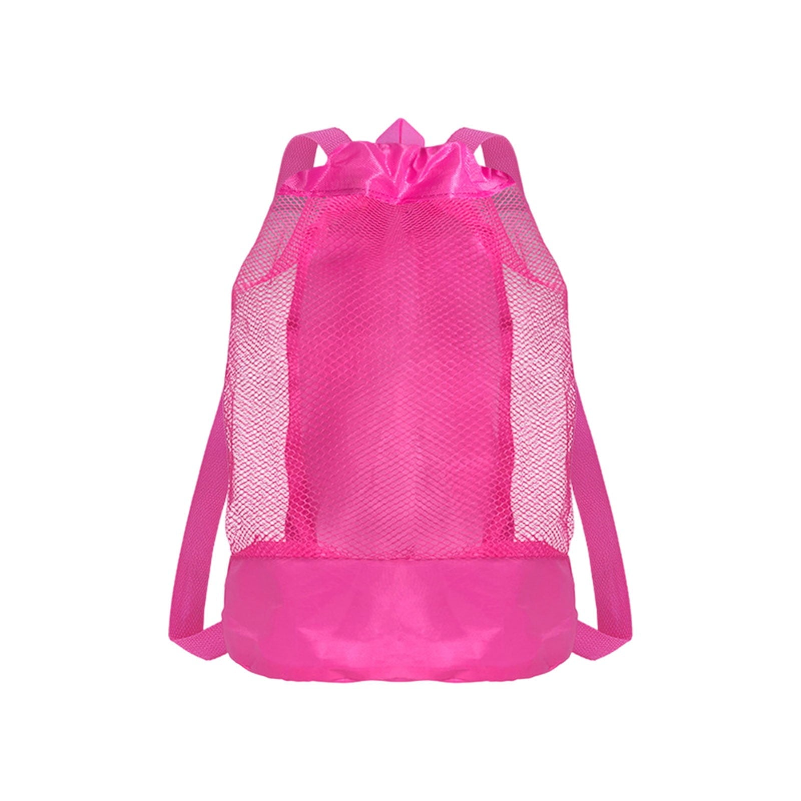 Darzheoy Swim Bag Mesh Drawstring Backpack Beach Backpack for Swimming, Gym, and Workout Gear Hot Pink V1189-WXFWAL-20260326-02330
