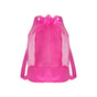 Darzheoy Swim Bag Mesh Drawstring Backpack Beach Backpack for Swimming, Gym, and Workout Gear Hot Pink V1189-WXFWAL-20260326-02330