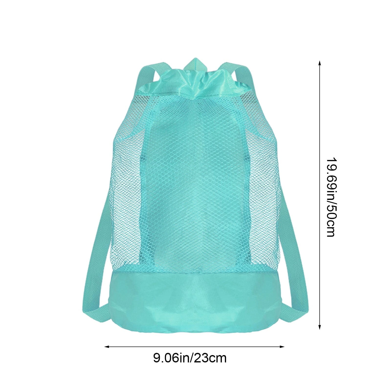 Darzheoy Swim Bag Mesh Drawstring Backpack Beach Backpack for Swimming, Gym, and Workout Gear Mint Green V1189-WXFWAL-20260326-02331