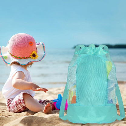 Darzheoy Swim Bag Mesh Drawstring Backpack Beach Backpack for Swimming, Gym, and Workout Gear Mint Green V1189-WXFWAL-20260326-02331