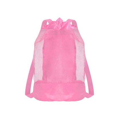 Darzheoy Swim Bag Mesh Drawstring Backpack Beach Backpack for Swimming, Gym, and Workout Gear Pink V1189-WXFWAL-20260326-02332