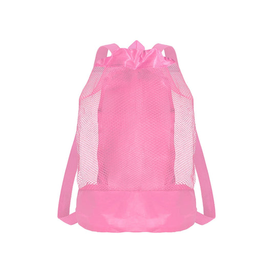 Darzheoy Swim Bag Mesh Drawstring Backpack Beach Backpack for Swimming, Gym, and Workout Gear Pink V1189-WXFWAL-20260326-02332