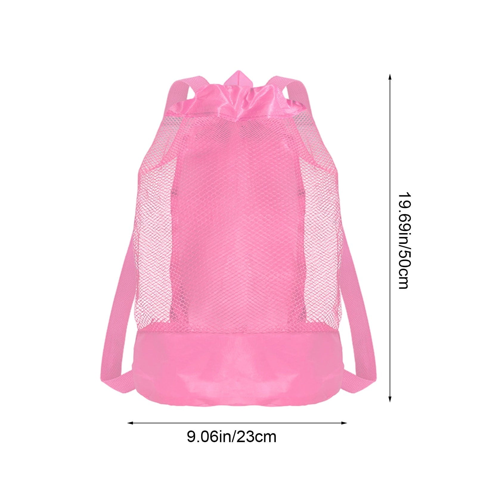 Darzheoy Swim Bag Mesh Drawstring Backpack Beach Backpack for Swimming, Gym, and Workout Gear Pink V1189-WXFWAL-20260326-02332