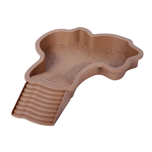 Darzheoy Reptile Bathing Pool Turtle Bath Amphibians Accessories with Ramp Tortoise Feeder Lizards Habitat V1189-WXFWAL-20260326-02335