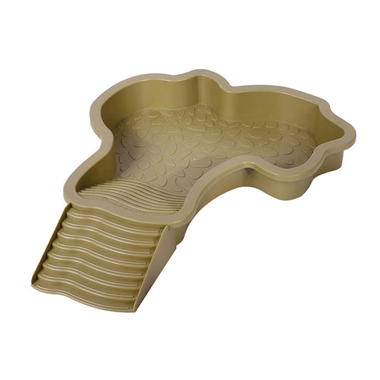 Darzheoy Reptile Bathing Pool Turtle Bath Amphibians Accessories with Ramp Tortoise Feeder Lizards Habitat V1189-WXFWAL-20260326-02336