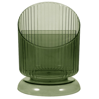 SKISUNO Makeup Brush Holder Pet Green Cylinder 1Set 6.09X4.52X4.52in V1189-WXFWAL-20260326-02338