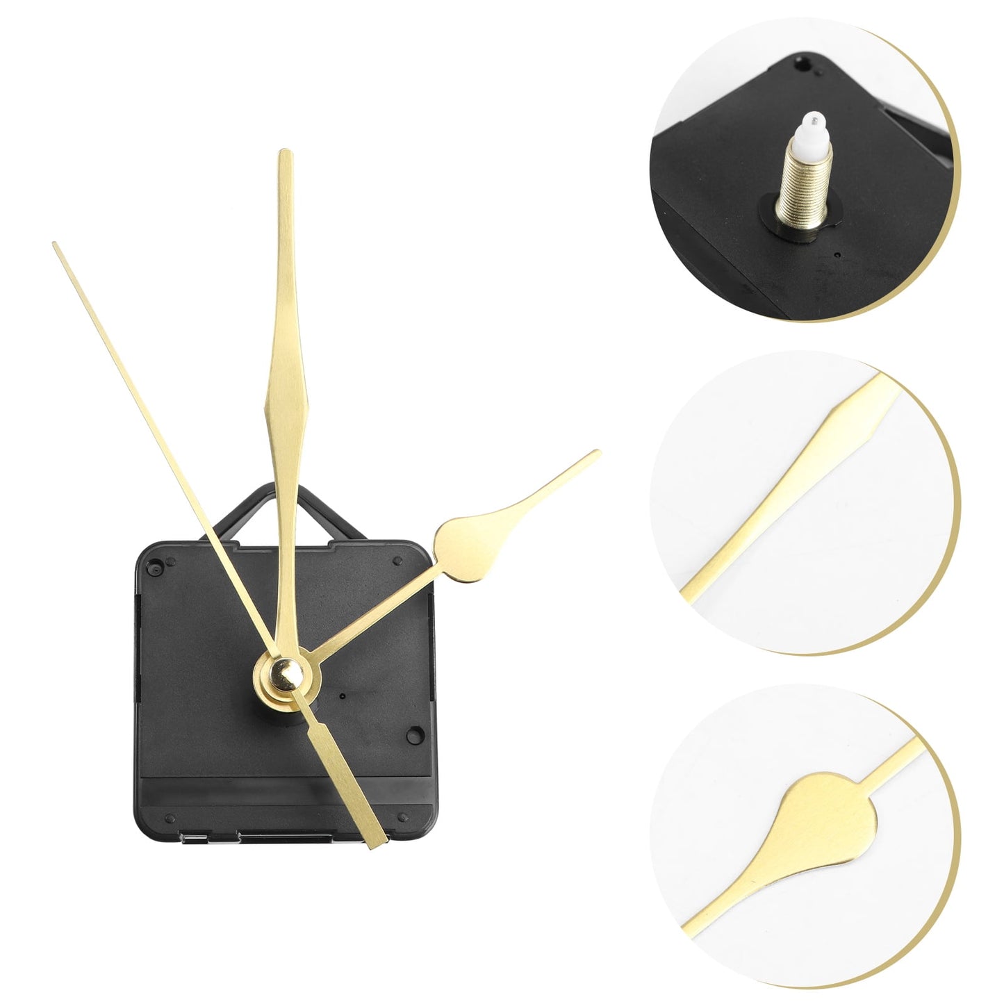 Silent Quartz Clock Movement Replacement Kit with Thread Shaft 11mm Clock Mechanism Parts No Battery Included V1189-WXFWAL-20260326-02377