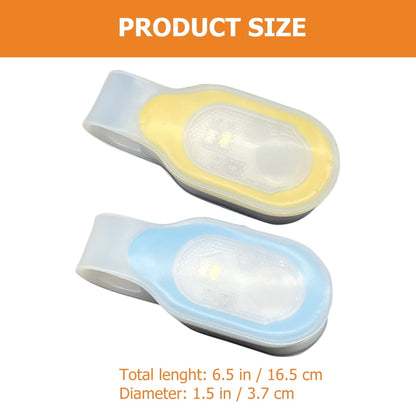 HOOWIFFY 2Pcs Clip On Cloths Light LED for Outdoor Walking and Running Night Visibility V1189-WXFWAL-20260326-02378