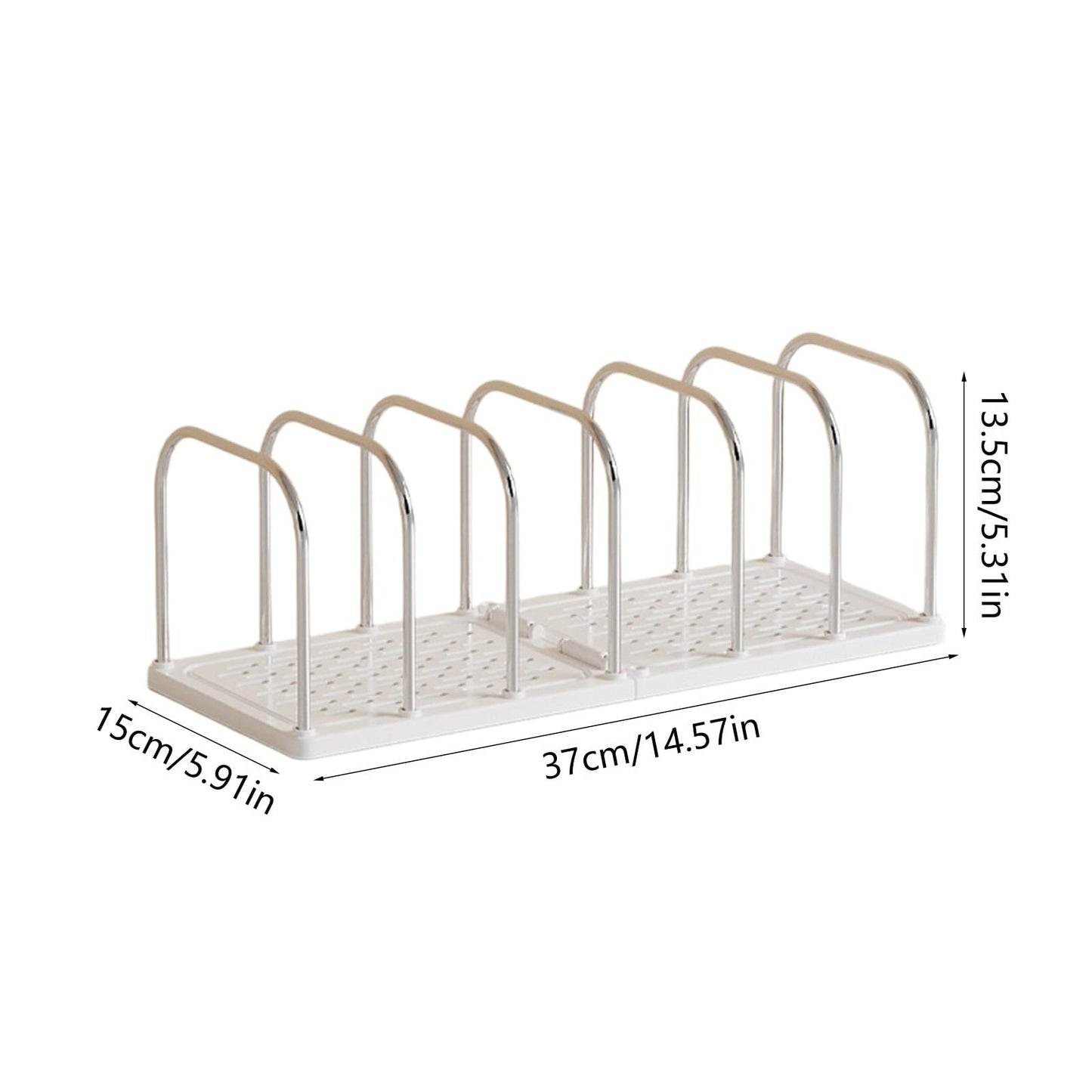 Chmadoxn Multi-Tier Desktop Bookshelf - Space-Saving Desk Organizer for Books, Files & Learning Supplies, V1189-WXFWAL-20260326-02384