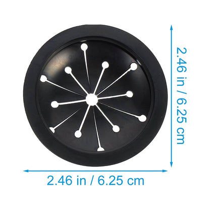 HOOWIFFY 2-Pack Garbage Disposal Sink Guard in Black ABS Plastic, 6.25 x 5.05 x 3.5 Inches, Protector for V1189-WXFWAL-20260326-02390