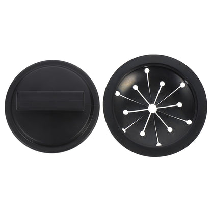HOOWIFFY 2-Pack Garbage Disposal Sink Guard in Black ABS Plastic, 6.25 x 5.05 x 3.5 Inches, Protector for V1189-WXFWAL-20260326-02390
