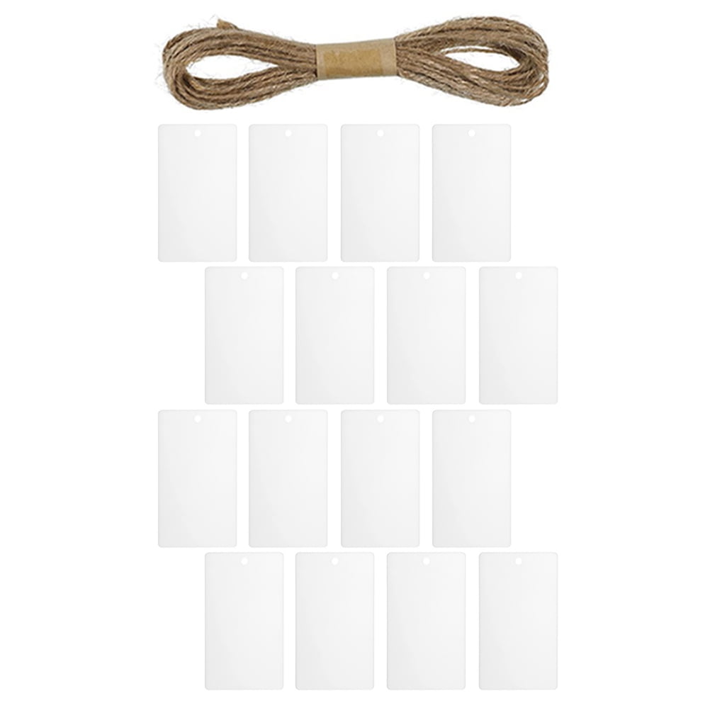 HOOWIFFY 16pcs Acrylic Hanging Basket Storage Markers Labels for Easy Identification and Organization V1189-WXFWAL-20260326-02398