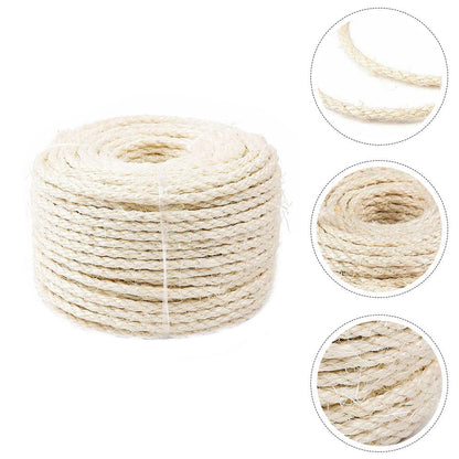 SKISUNO Sisal Rope Cat Scratch Post for Diy Projects 1Pack Natural V1189-WXFWAL-20260326-02399