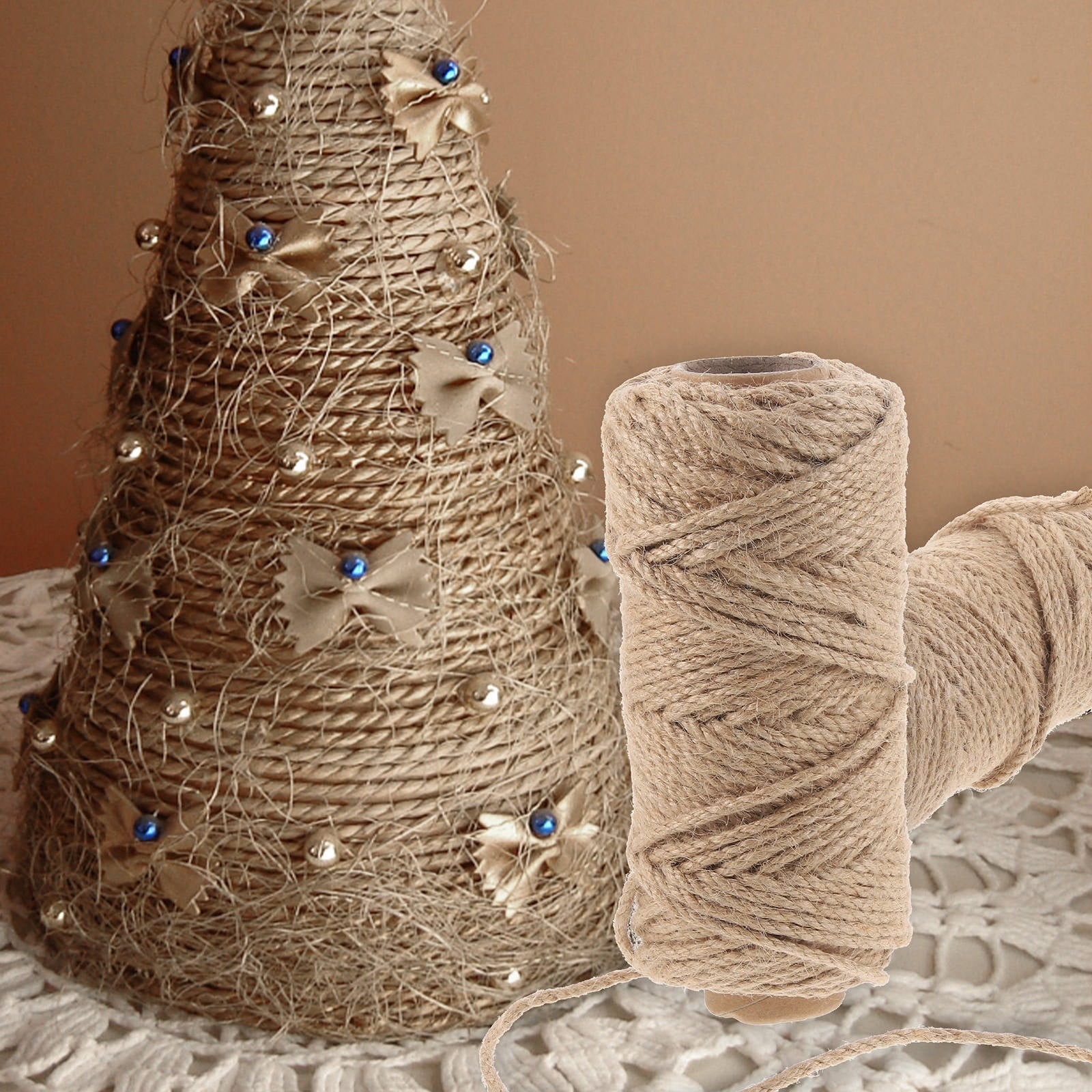 SKISUNO Sisal Rope Cat Scratch Post for Diy Projects 1Pack Natural V1189-WXFWAL-20260326-02399