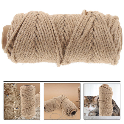 SKISUNO Sisal Rope Cat Scratch Post for Diy Projects 1Pack Natural V1189-WXFWAL-20260326-02399