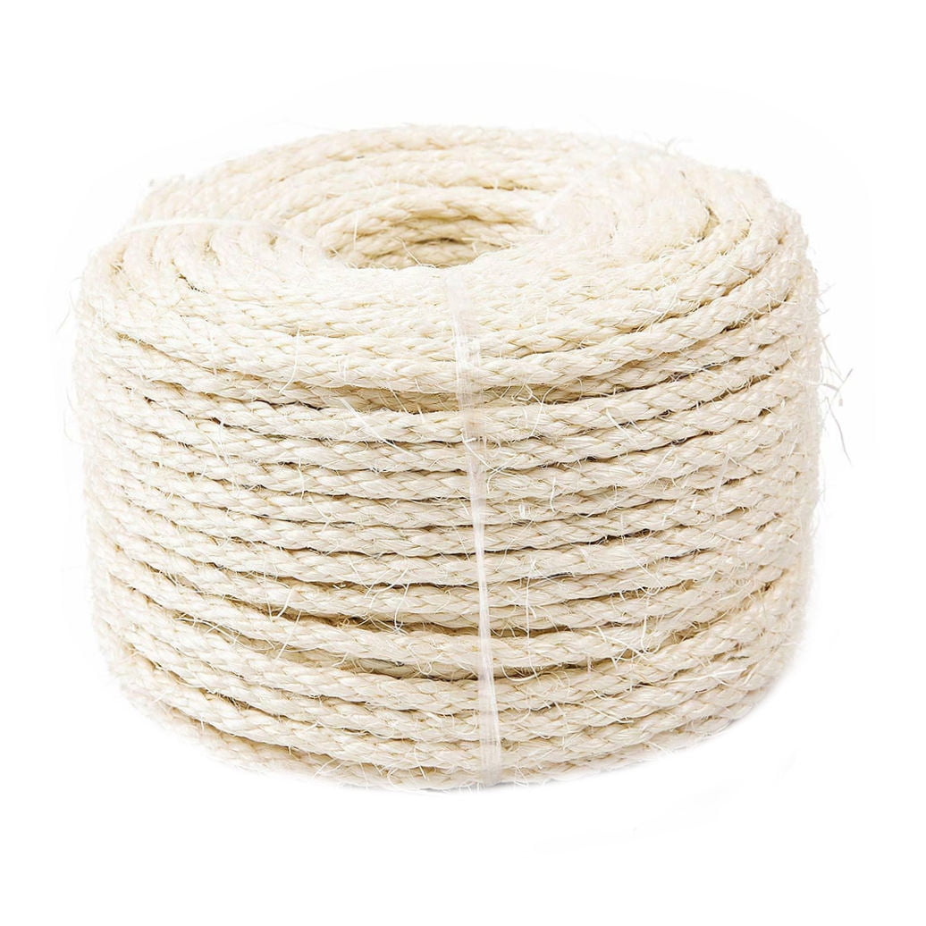 SKISUNO Sisal Rope Cat Scratch Post for Diy Projects 1Pack Natural V1189-WXFWAL-20260326-02399