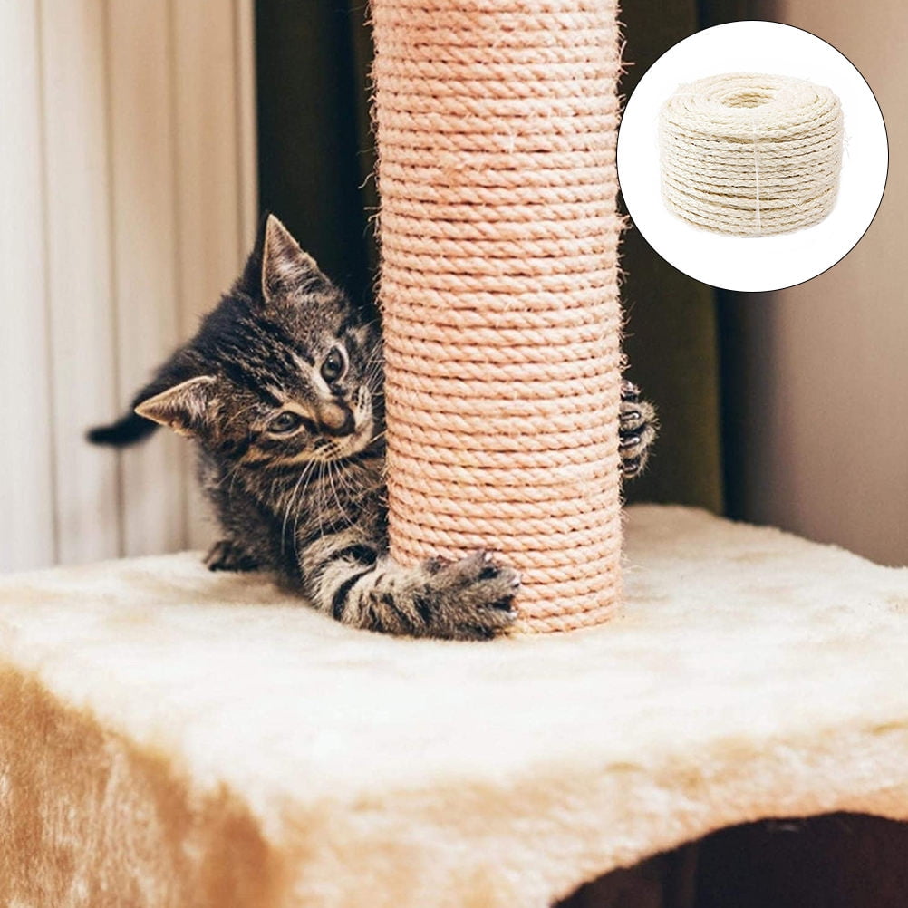 SKISUNO Sisal Rope Cat Scratch Post for Diy Projects 1Pack Natural V1189-WXFWAL-20260326-02399