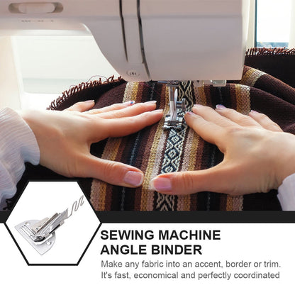 HOOWIFFY Stainless Steel Sewing Machine Binder for Fabric Edge Wrapping, Edge Binding Attachment V1189-WXFWAL-20260326-02401